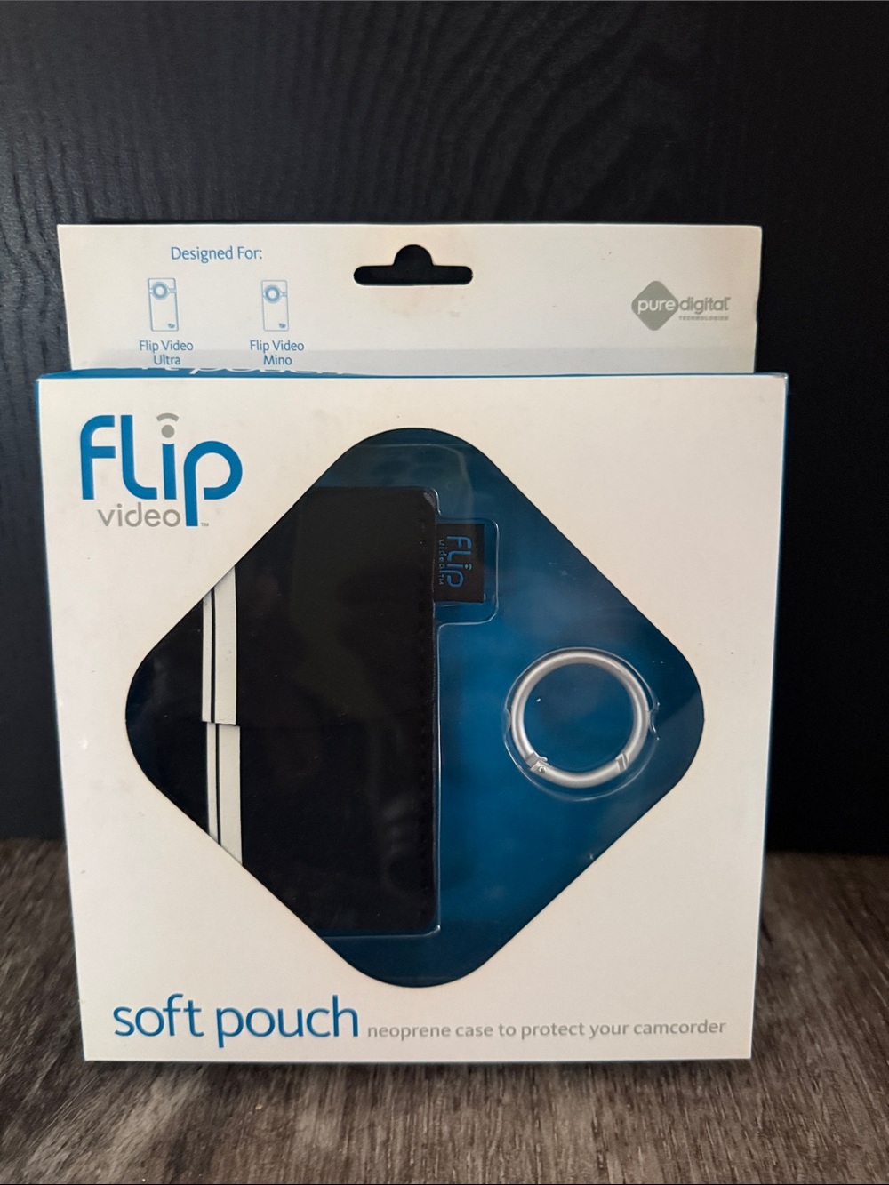 Soft Pouch Neoprene Case in Black